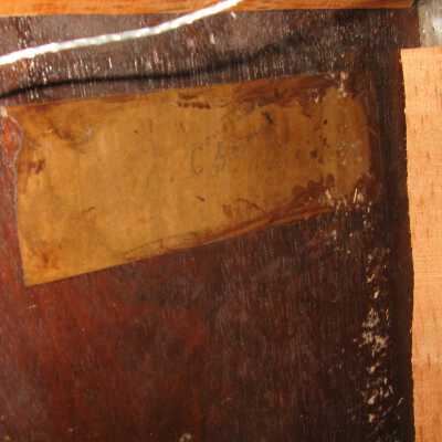 Rafinesque - back of frame