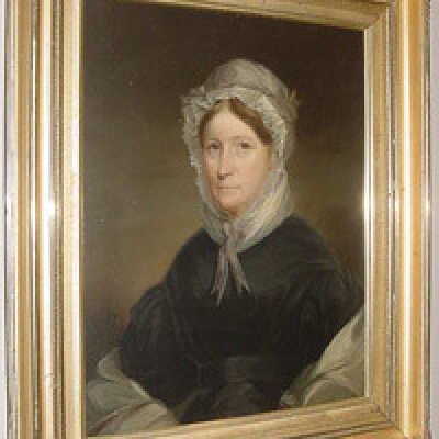 Bush - Mrs. Philip Palmer Bush showing frame