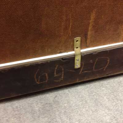 Jouett - Henry Clay back of frame numbers