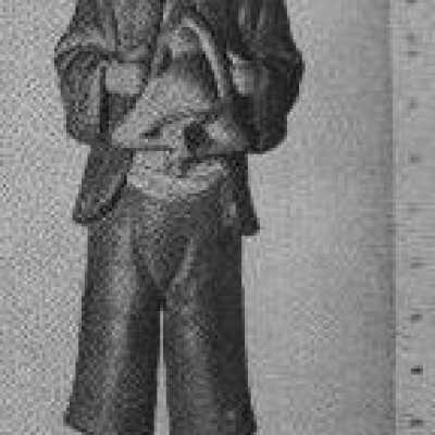 Model of man with vestigial twin