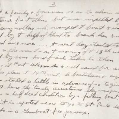 Letter from Joseph F. Enos to John McCollough