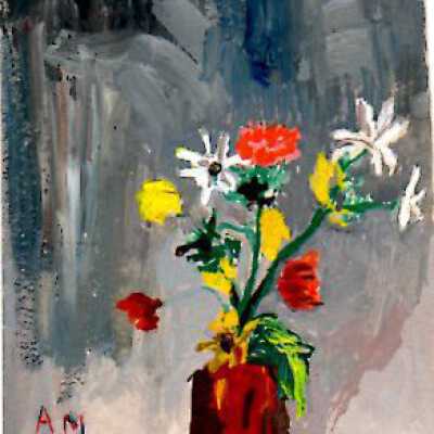 Painting. Signed A. M.
