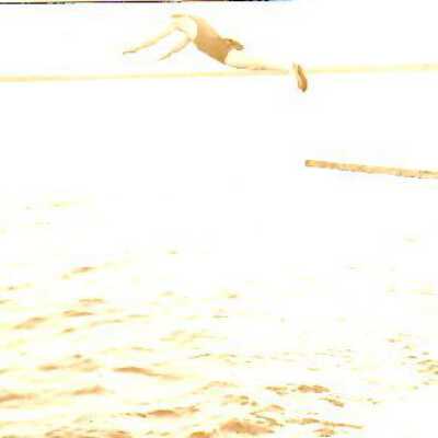 Beginning of a dive