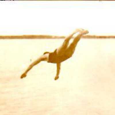 Middle of dive