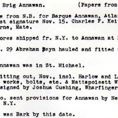 Brig "Annawan"