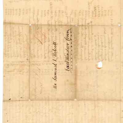 Thomas Robbins Letter 4 Page 2 (back)