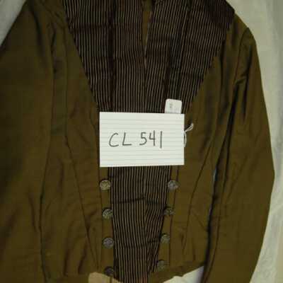 Olive brown waist coat