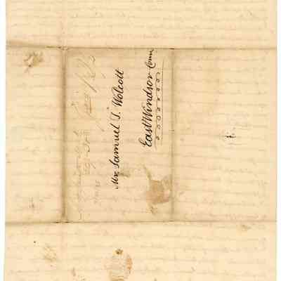 Thomas Robbins Letter 5 Page 2 (back)