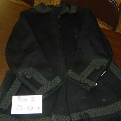 1800's black dress coat