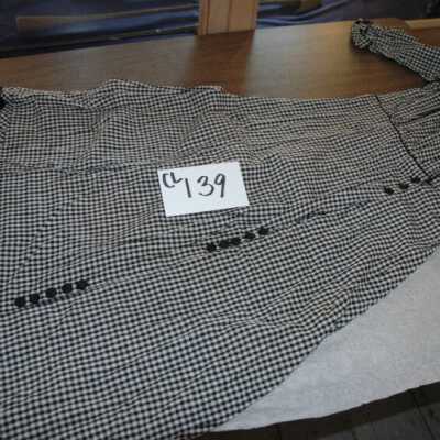 Black and white checked dress