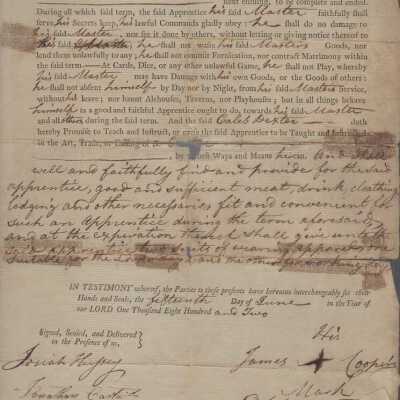 Cooper/Dexter Indenture