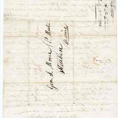 Alanson St. Clair Letter Page 2 (back)