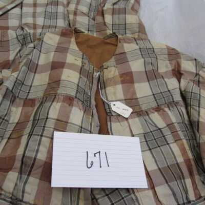 Two-piece silk taffeta dress