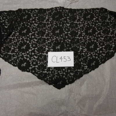 Black lace mantilla