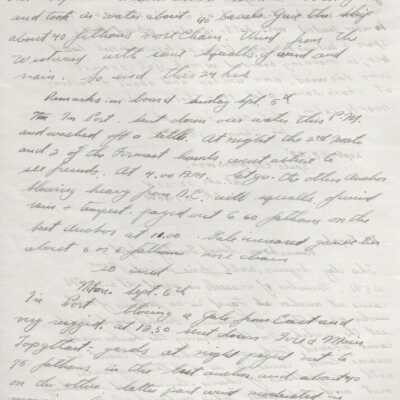 Log entries from Bark "Union" by H. G. Smith (1st mate)