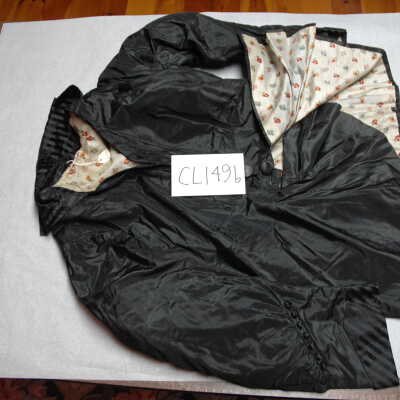 Black taffeta jacket