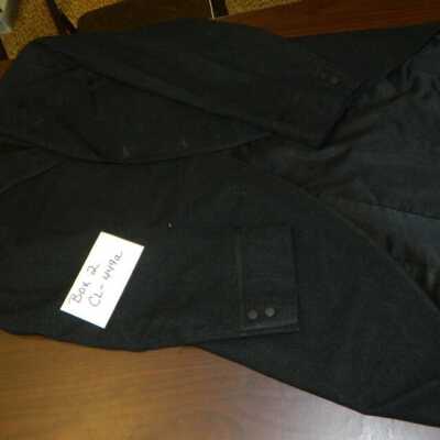 1800's wool worsted mourning coat