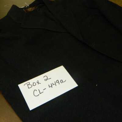 1800's wool worsted mourning coat