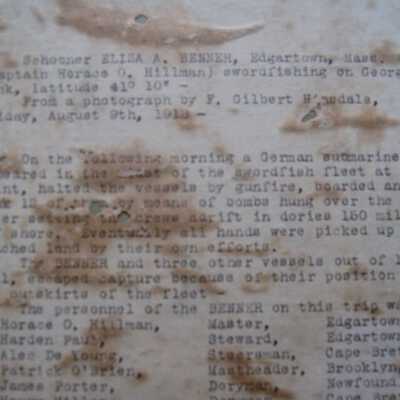 Clifford W. Ashley/Manuel Perry Painting