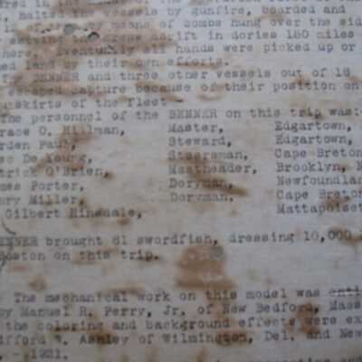 Clifford W. Ashley/Manuel Perry Painting