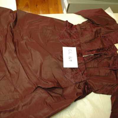 Mrs. W. E. Sparrow's wedding dress