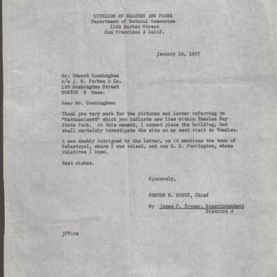 Correspondence of Edward Cunningham