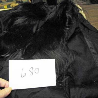 Monkey fur cape
