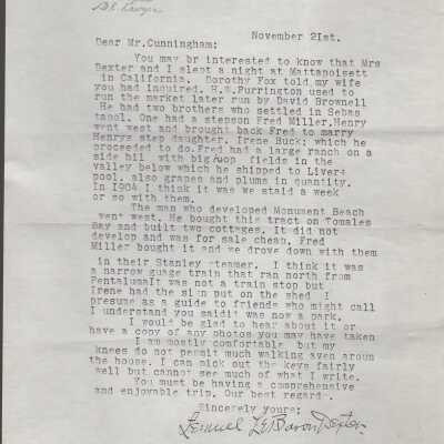 Correspondence of Edward Cunningham