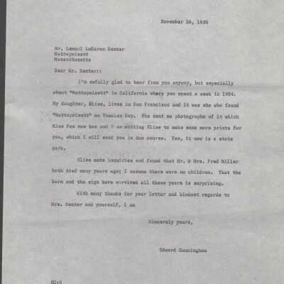 Correspondence of Edward Cunningham
