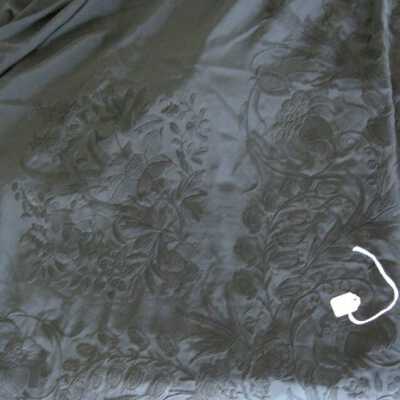Black silk shawl