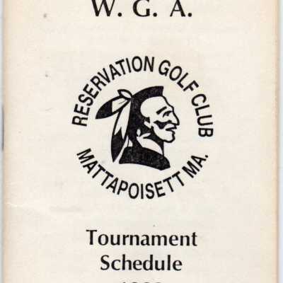 W.G.A. Reservation Golf Club Tournament Schedule 1993