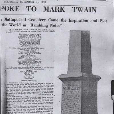 Mariner's Obelisk Spoke to Mark Twain