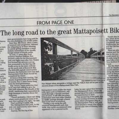 The long road to the great Mattapoisett Bike Path