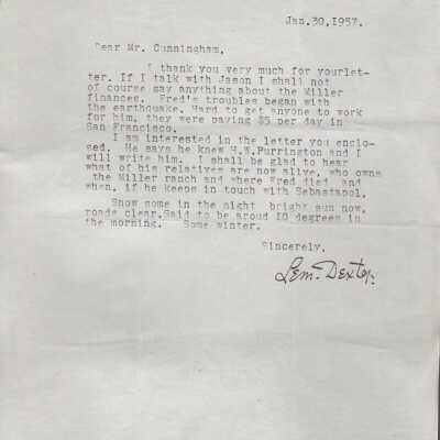 Correspondence of Edward Cunningham