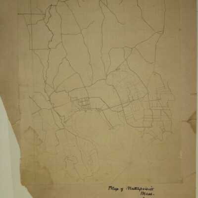 Capt. Ansel Weeks Sr. Map of Mattapoisett