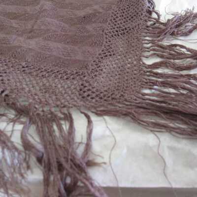 Mauve shawl