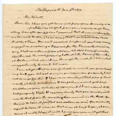 Hathaway Collection Letter 7