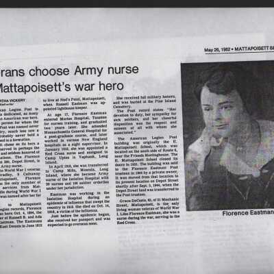 Young Army nurse's memory honored by legion post