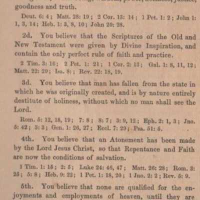 Congreational Church Articles of Faith