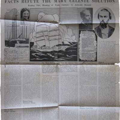 Facts refute the "Mary Celeste" solution