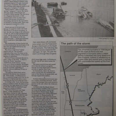 50th Anniversary of 1938 Hurricane