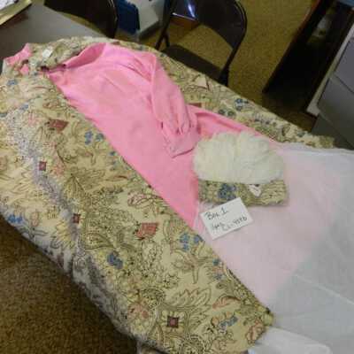 1923 Mrs. Charles Hamlin court costume