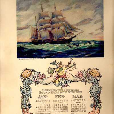 One Year Voyage Clifford W. Ashley 1931 calendar