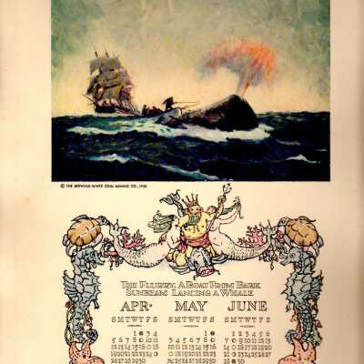 One Year Voyage Clifford W. Ashley 1931 calendar