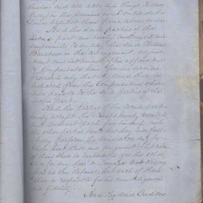 Barstow/Meigs/Strutevant agreement