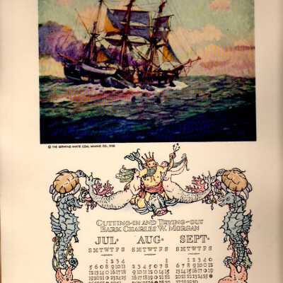 One Year Voyage Clifford W. Ashley 1931 calendar