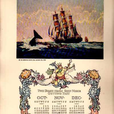 One Year Voyage Clifford W. Ashley 1931 calendar