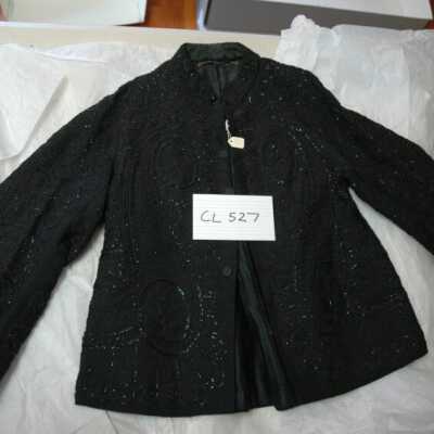 Jet-beaded jacket