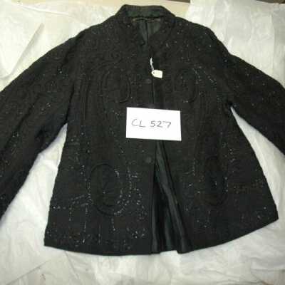 Jet-beaded jacket
