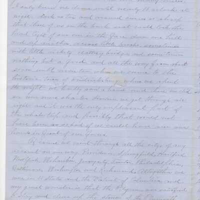 Letter to friends
